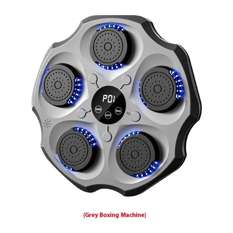 Black Bluetooth music boxing wall target mounted on wall with included boxing glove