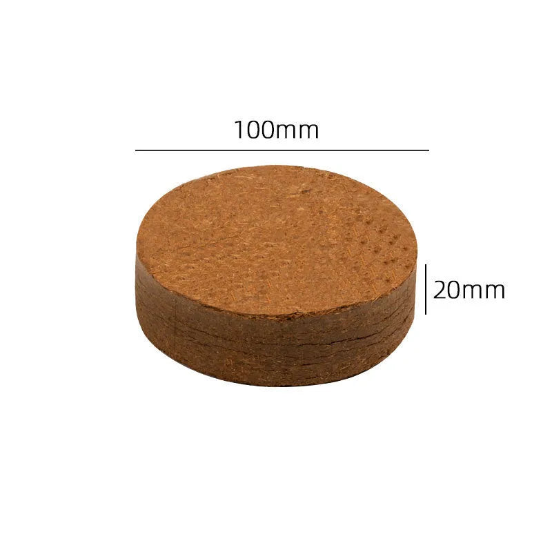 Nutrient soil medium vegetable planting and seedling blocks with various size specifications