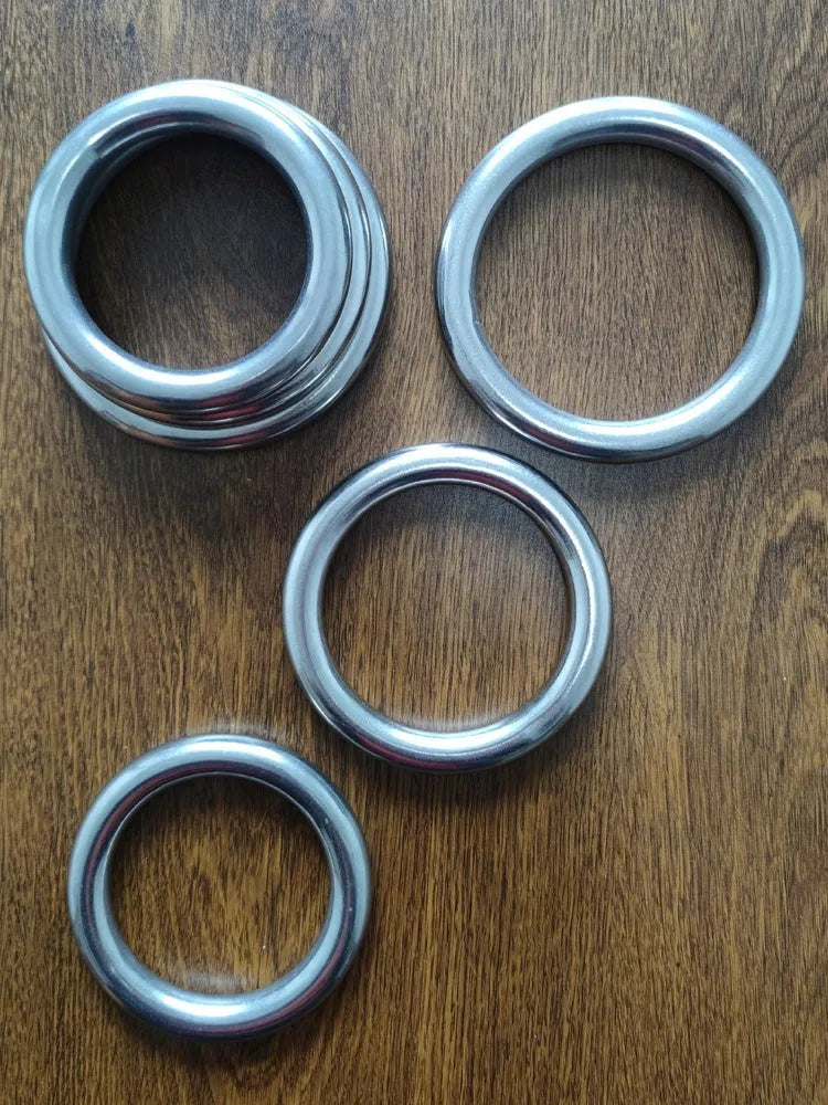 Carbon steel Wing Chun training ring with electroplated finish in three size options