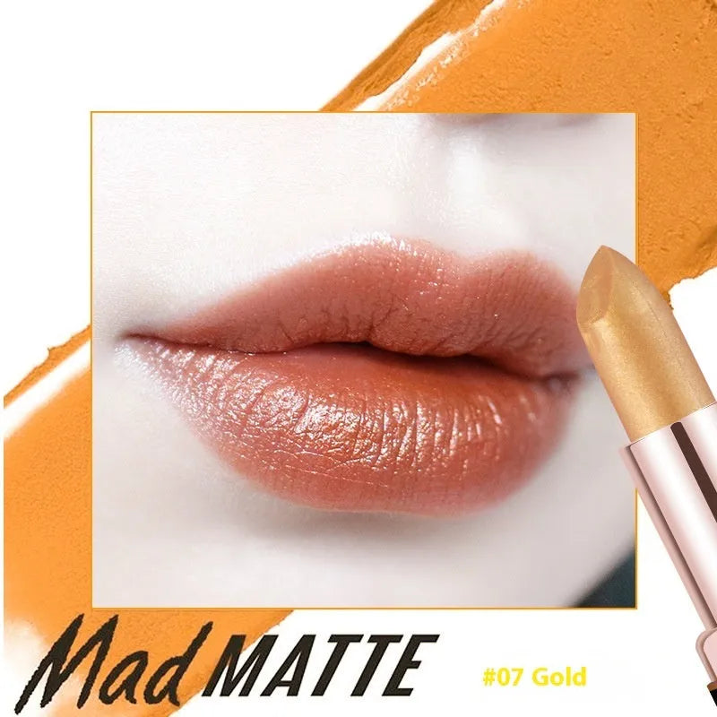 Fey Beauty moisturising lipstick in cameo brown nude shade with non-fading, no-transfer formula
