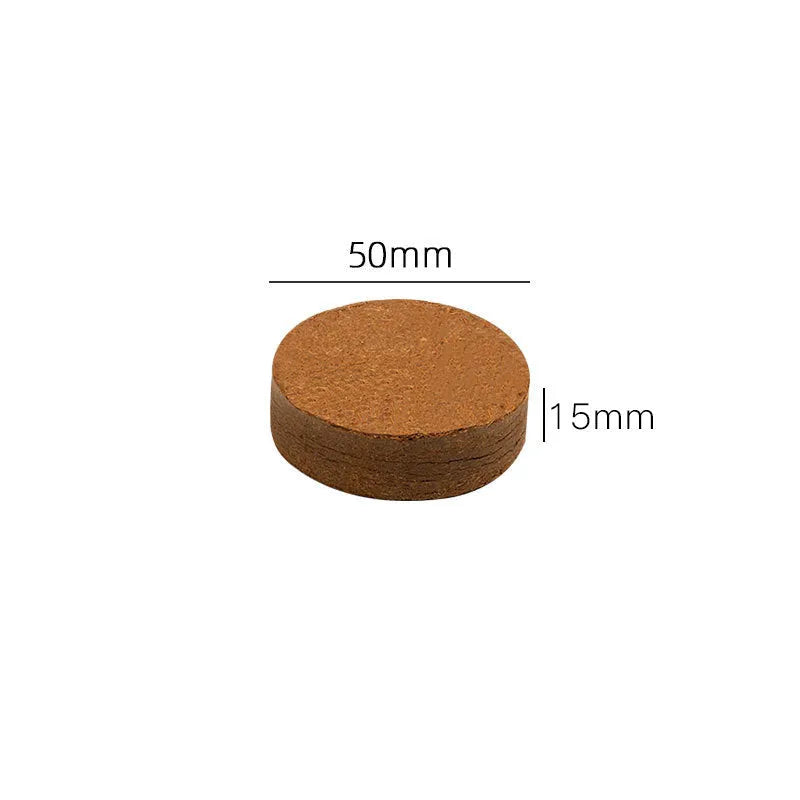 Nutrient soil medium vegetable planting and seedling blocks with various size specifications