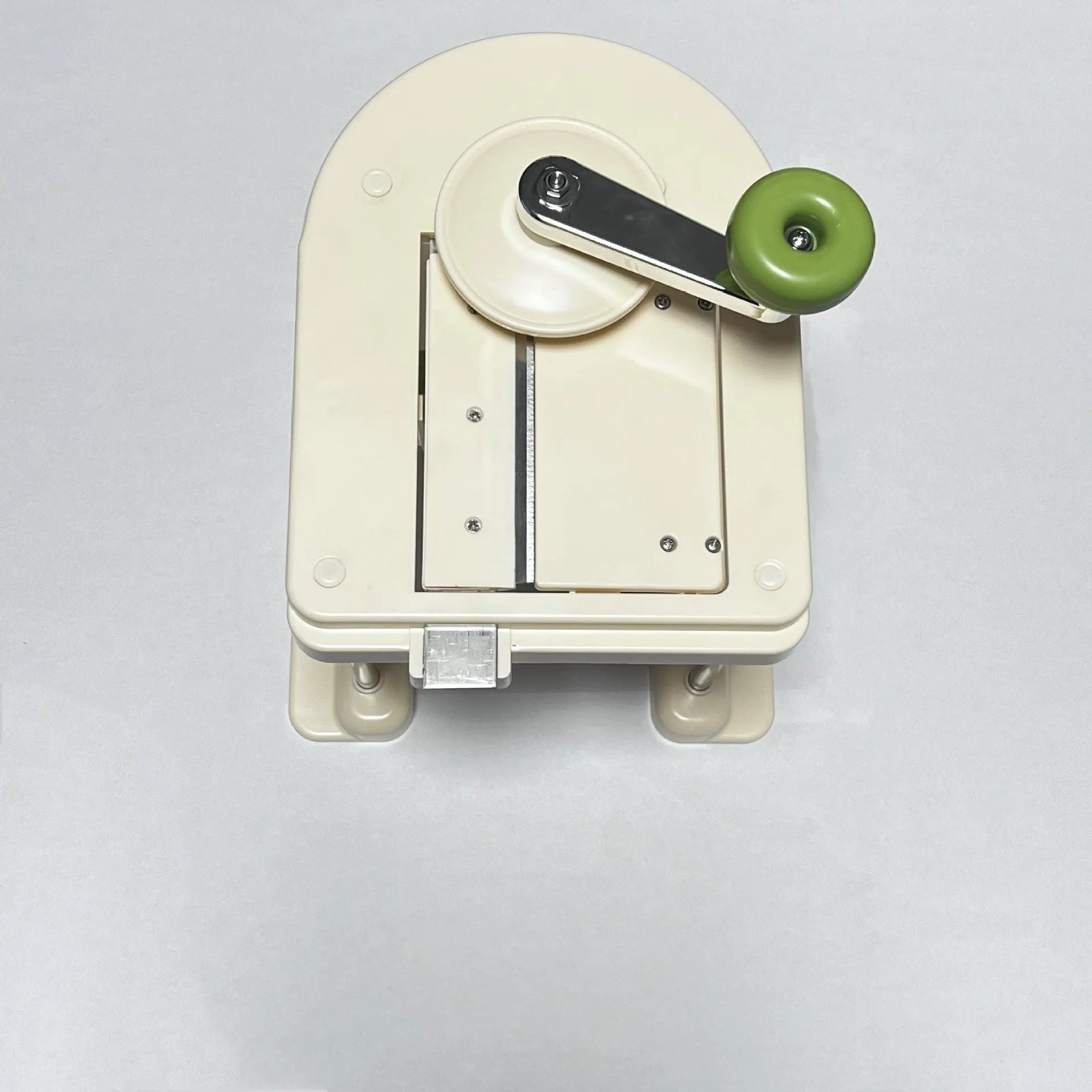 Beige multifunctional kitchen slicer chopper with stainless steel blades for vegetables