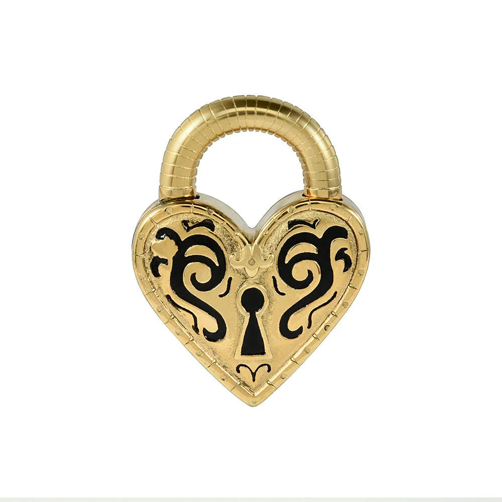 Women's heart-shaped stainless steel earrings in gold and steel colour options