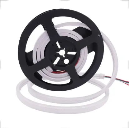 12V LED flexible neon light strip with full colour flowing light, app and voice control, 72 LEDs per metre