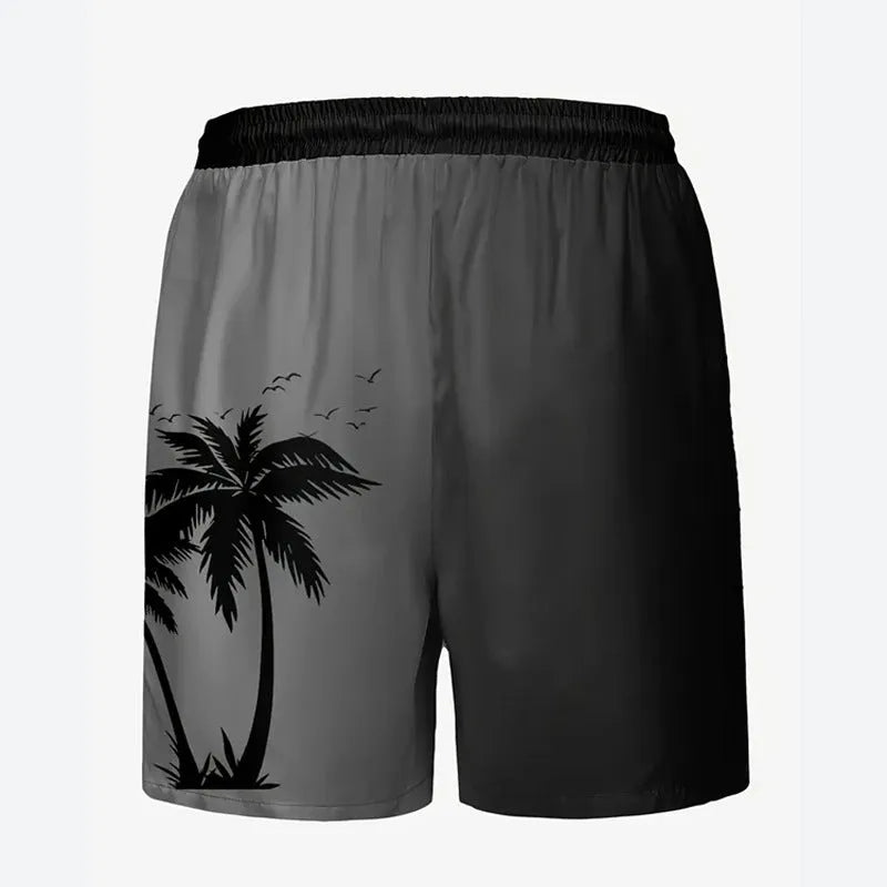 Men's loose fit beach shorts in polyester fabric available in multiple colours and sizes