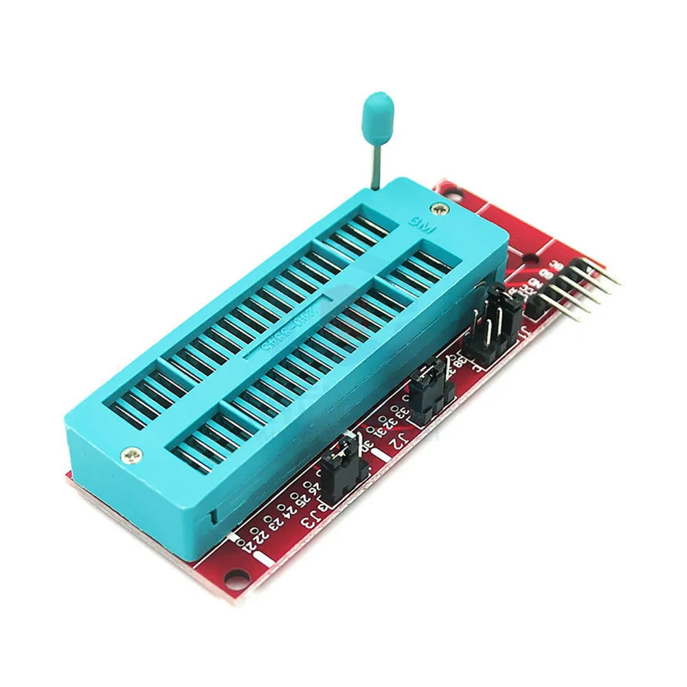 Offline simulation programmer burner unit for PIC microcontrollers with support for ICD2, KIT3, KIT3.5 sockets.