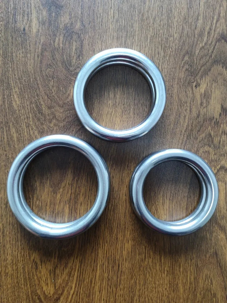 Carbon steel Wing Chun training ring with electroplated finish in three size options