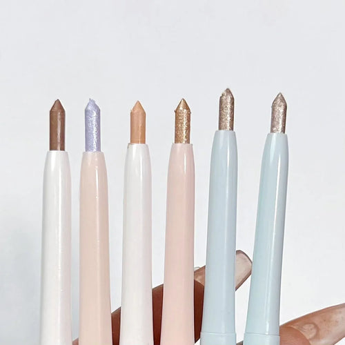 2-in-1 waterproof eyeliner pen with brightening eyeshadow in six universal colour options