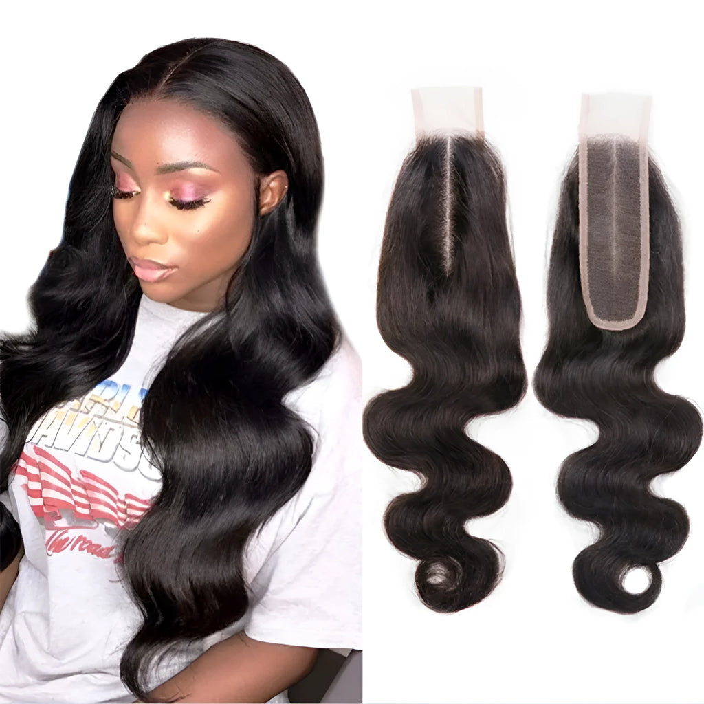 Straight human hair wig in natural colour showing length options from 8 to 20 inches