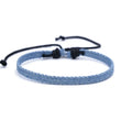 National style denim fabric unisex bracelet carrying strap in a selected colour.