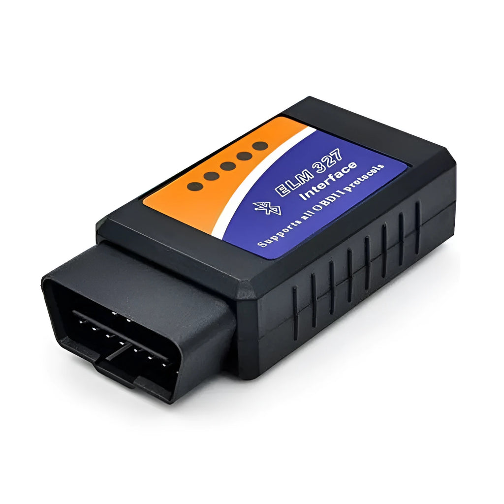 ELM327 Bluetooth OBD2 auto fault detector scanner with compact 45mm design