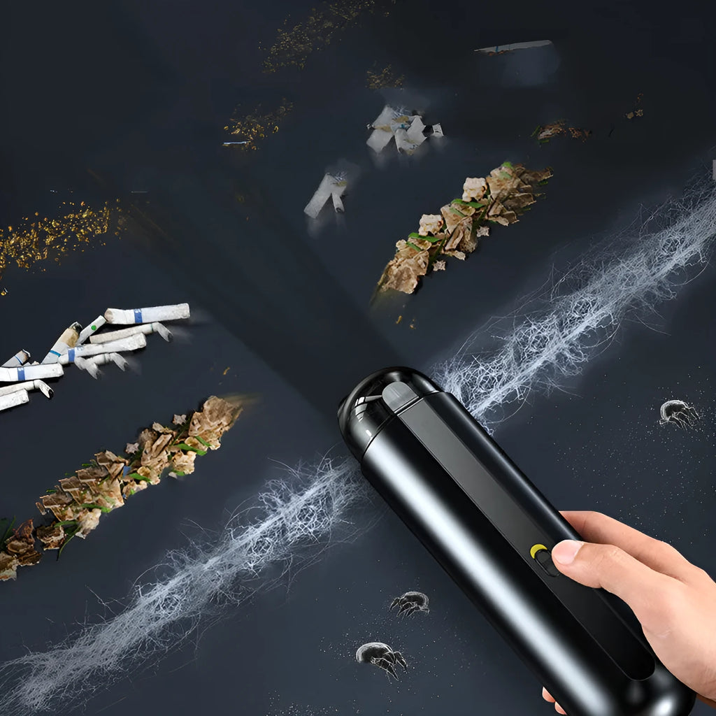 Baseus wireless handheld car vacuum cleaner with blowing hose and HEPA filter