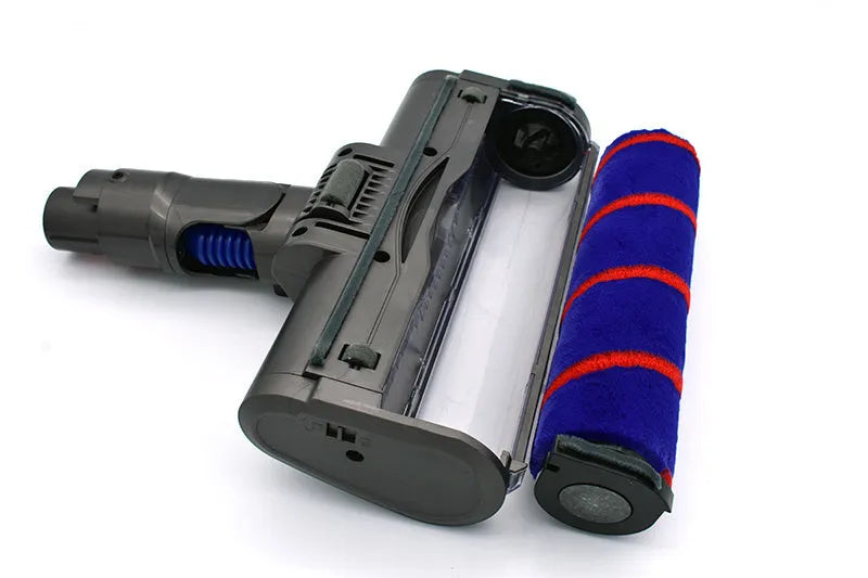 Dyson V7 to V11 replacement electric floor brush head with soft velvet and rolling brush
