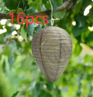 22x28cm beehive paper lantern with wire frame in photographic colours