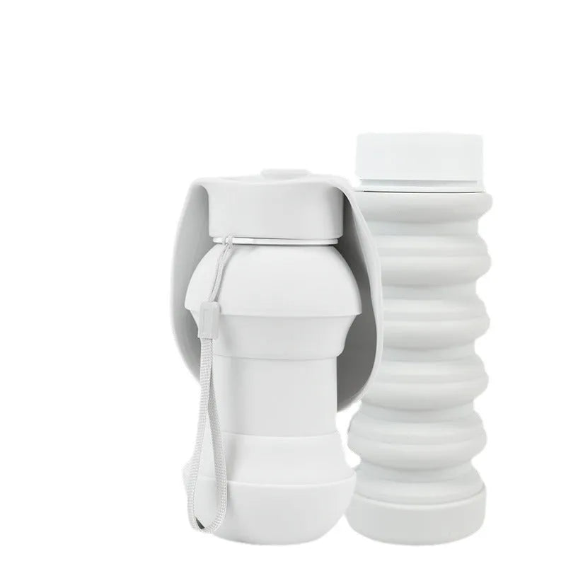 Outdoor pet folding drinking cup made of silicone in portable design