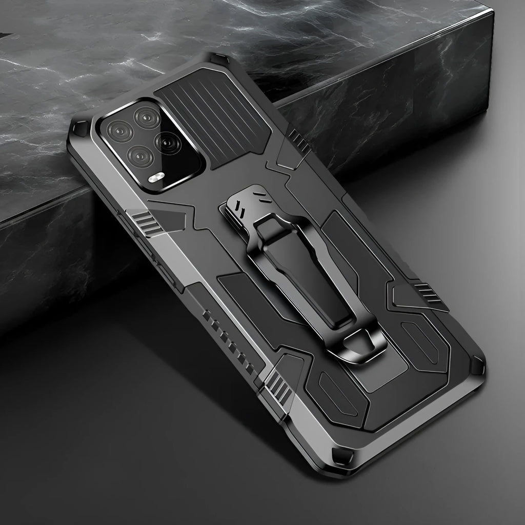 Anti-drop TPU and PC phone case for Oppo A93 4G/F17Pro and Oppo Reno 4Lite in black colour
