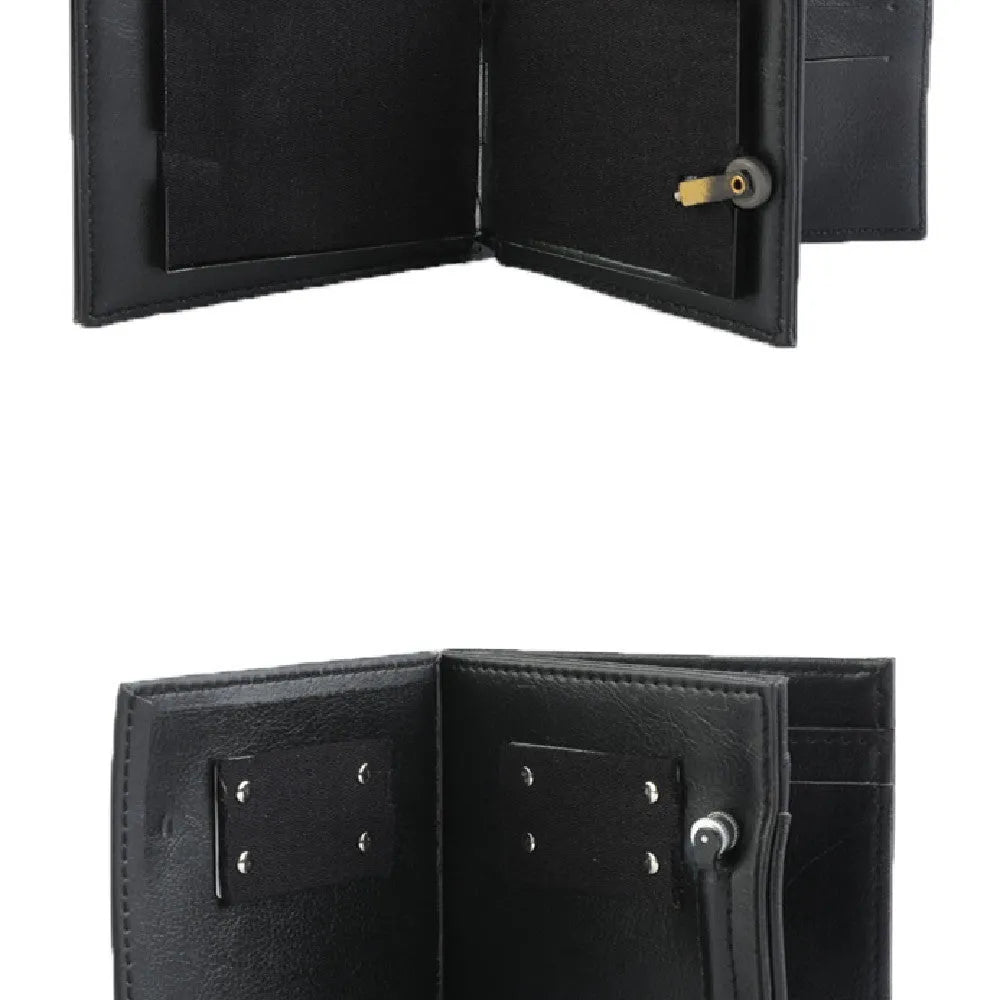 New Fire Wallet Magic Prop genuine leather magic wallet 11.5x10cm