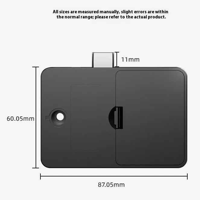 F079 invisible drawer and wardrobe lock with removable card key, no drill installation.