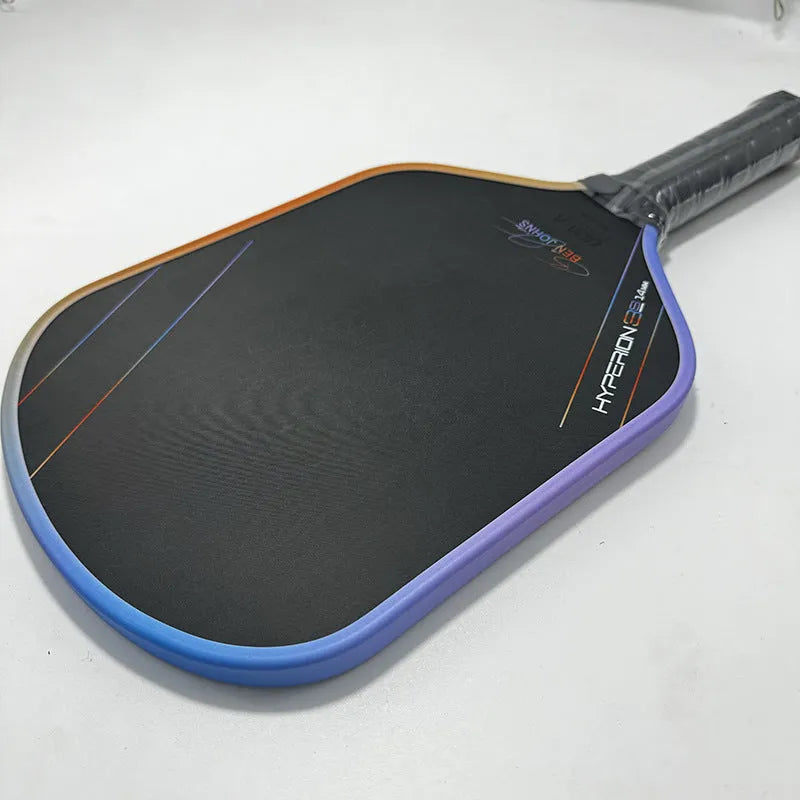 Aurora Multicolor Hyperion 3s pickleball racket with T700 carbon fibre construction and matte finish
