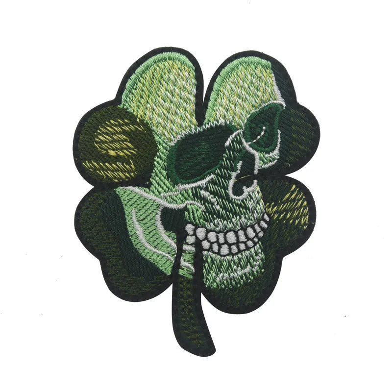 Outdoor embroidered fabric badge with Velcro backing in various military and natural colour patterns