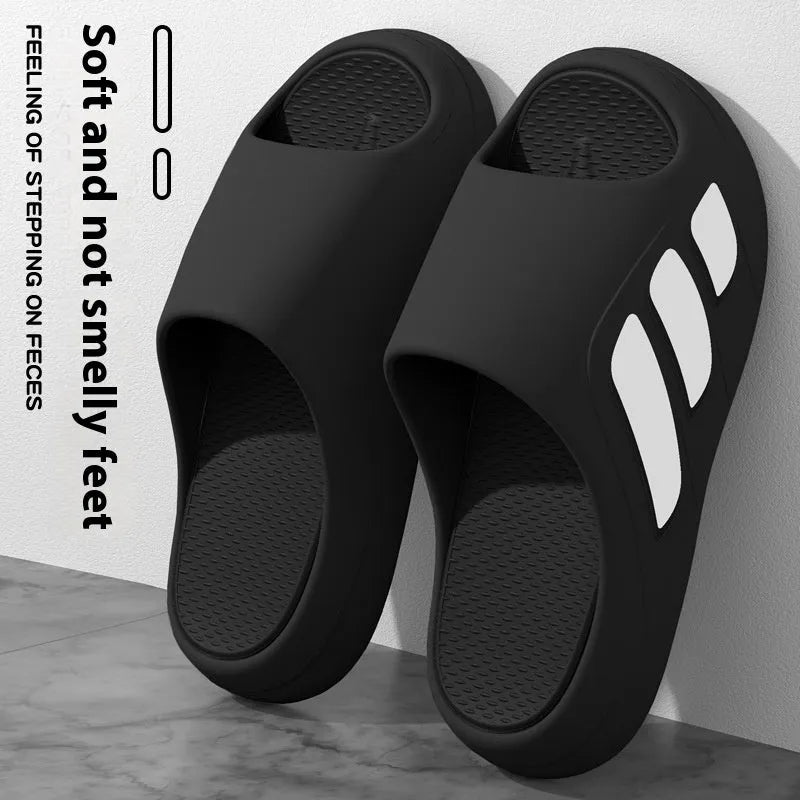 Platform slippers with EVA construction in multiple colour options