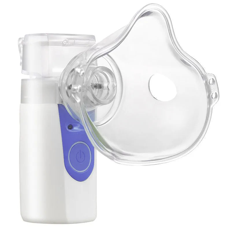 USB handheld household nebuliser spray machine with columnar shape and single fog outlet