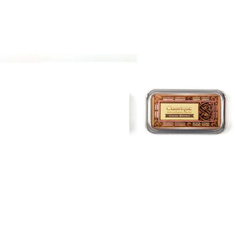Rectangular oily ink stamp pad for DIY rubber stamps in five colour options