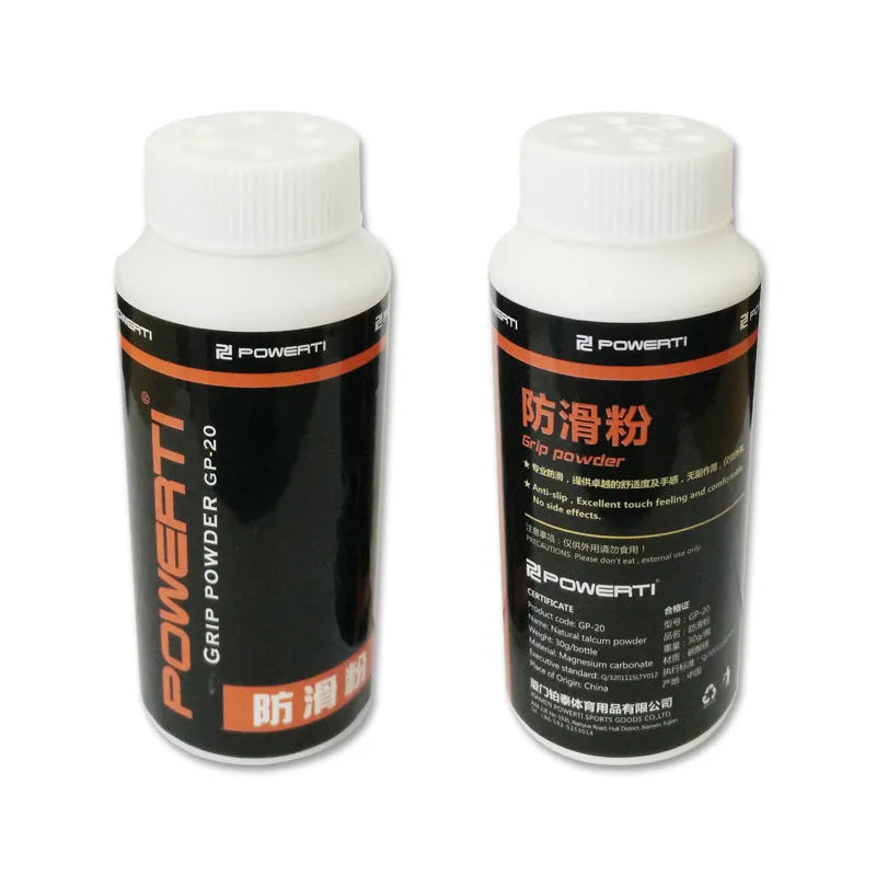 White magnesium carbonate sports anti-slip powder container for badminton, tennis and weightlifting grip