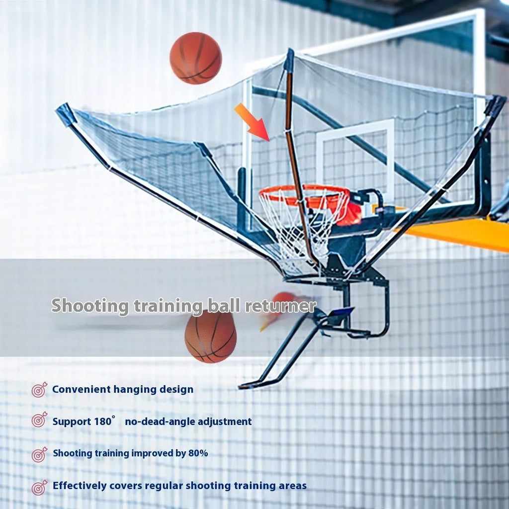 Upgraded second generation basketball training ball return with automatic serve function