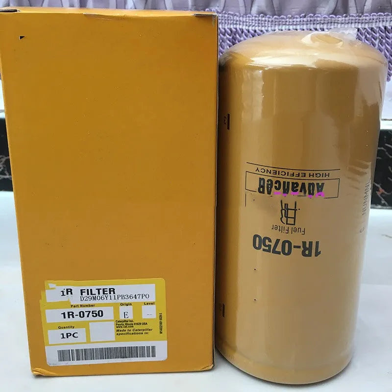 1R-0750 fuel filter element for diesel fuel filtration systems