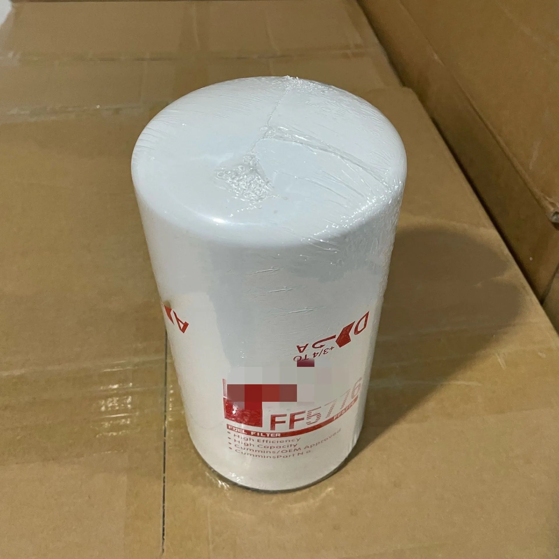 FF5776 metal folding diesel filter element with 2mm connections for automotive engine oil systems