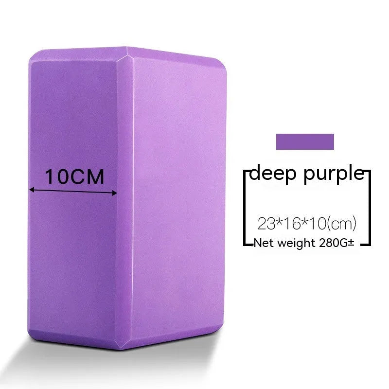 EVA foam yoga block in various colours for dance and fitness support