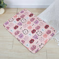 Reusable washable pet urine pad with animal pattern and waterproof backing