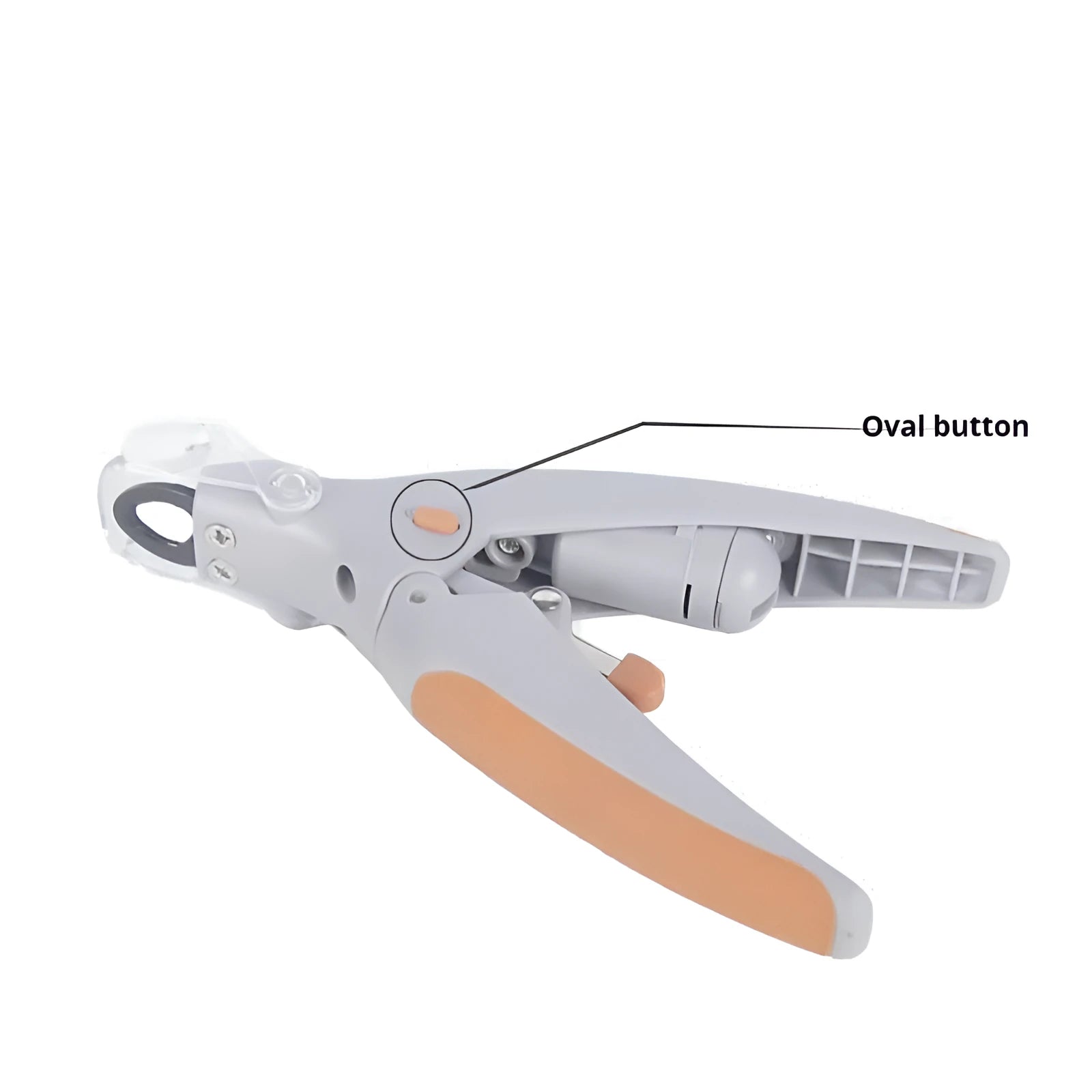 ABS plastic dog nail trimmer with blood line indicator, 14.5cm long with included batteries