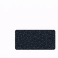 Gaming computer mouse pad with cloth surface and rubber base in picture colour