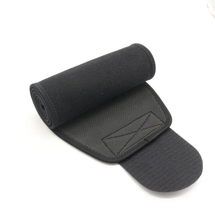 Neoprene fitness lumbar support belt for running and gym workouts in black, blue, or pink colours