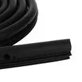 Black rubber sliding door seal strip for Toyota Hiace high roof van, 5 metres long.