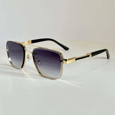 Men's vintage-style sunglasses with polycarbonate frames and lenses in a gradient blue colour option.