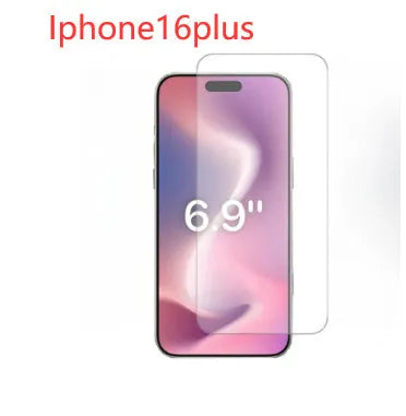 Tempered glass screen protector with 9H hardness for smartphones on a clean surface.