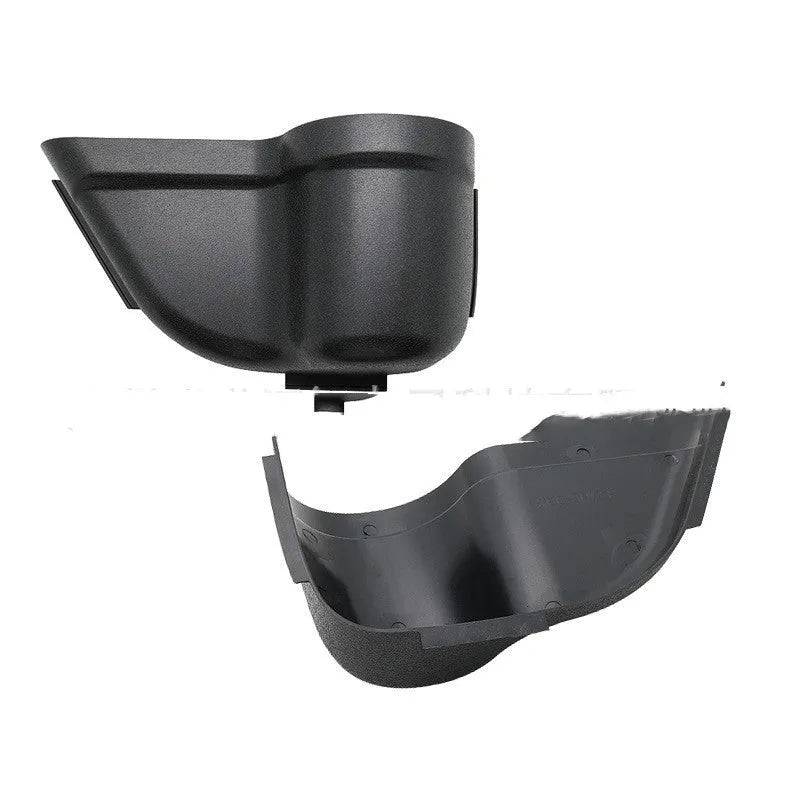 Black ABS plastic car door storage box for Jeep Wrangler JK and JL models interior organisation
