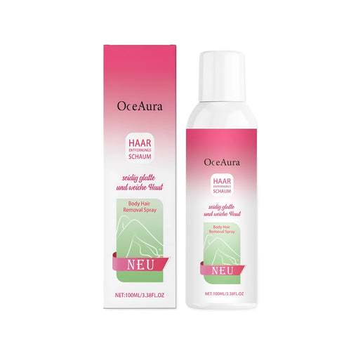 100ml aerosol can of body hair removal spray with depilatory formula