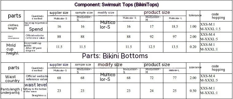 Women's printed tube top bikini set with separated swimwear design