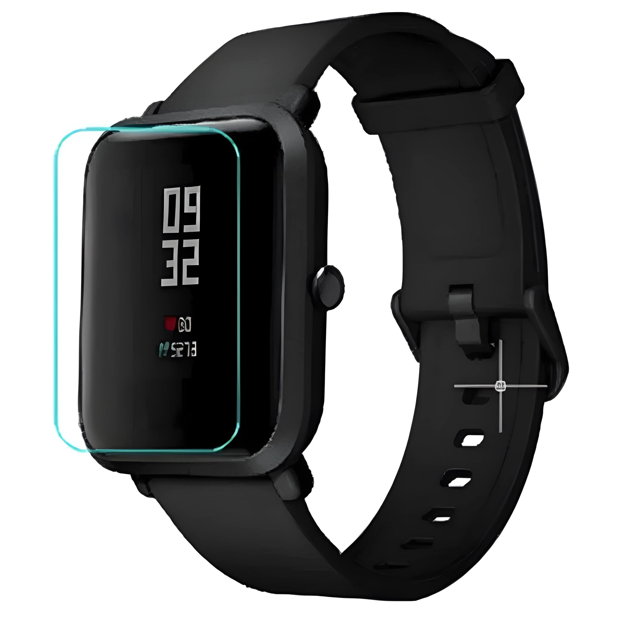 Hydrogel screen protection film for Amazfit Bip S smartwatch with TPU anti-scratch material