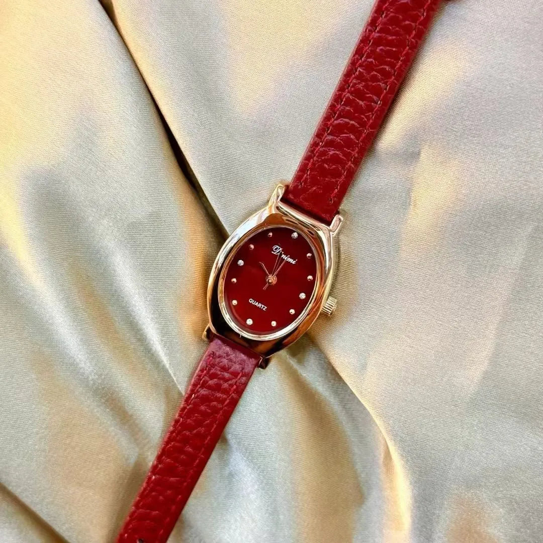 Women's alloy watch with Chinese-style design options like camellia and octagonal patterns, 8mm thick case.