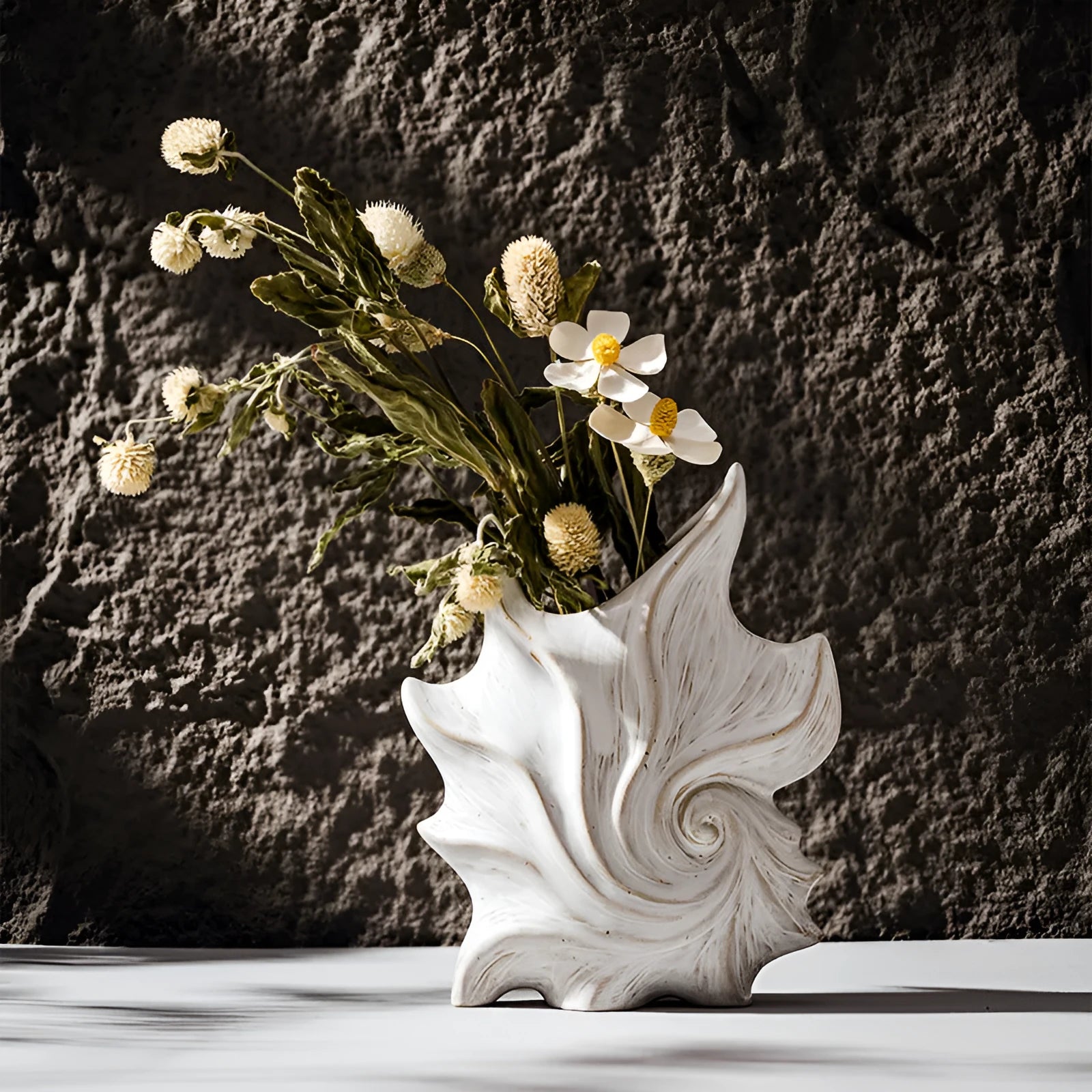 European style ceramic decorative vase with coloured glaze finish in retro creative design