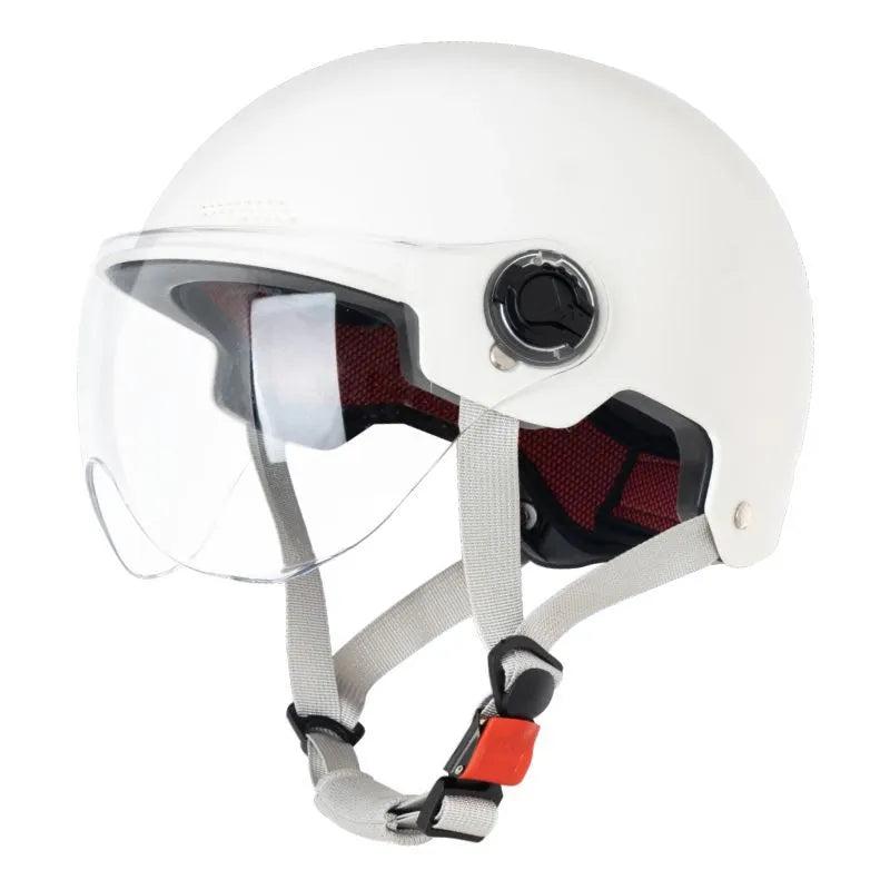 3C certified polypropylene motorcycle helmet for electric vehicle commuting in multiple colours