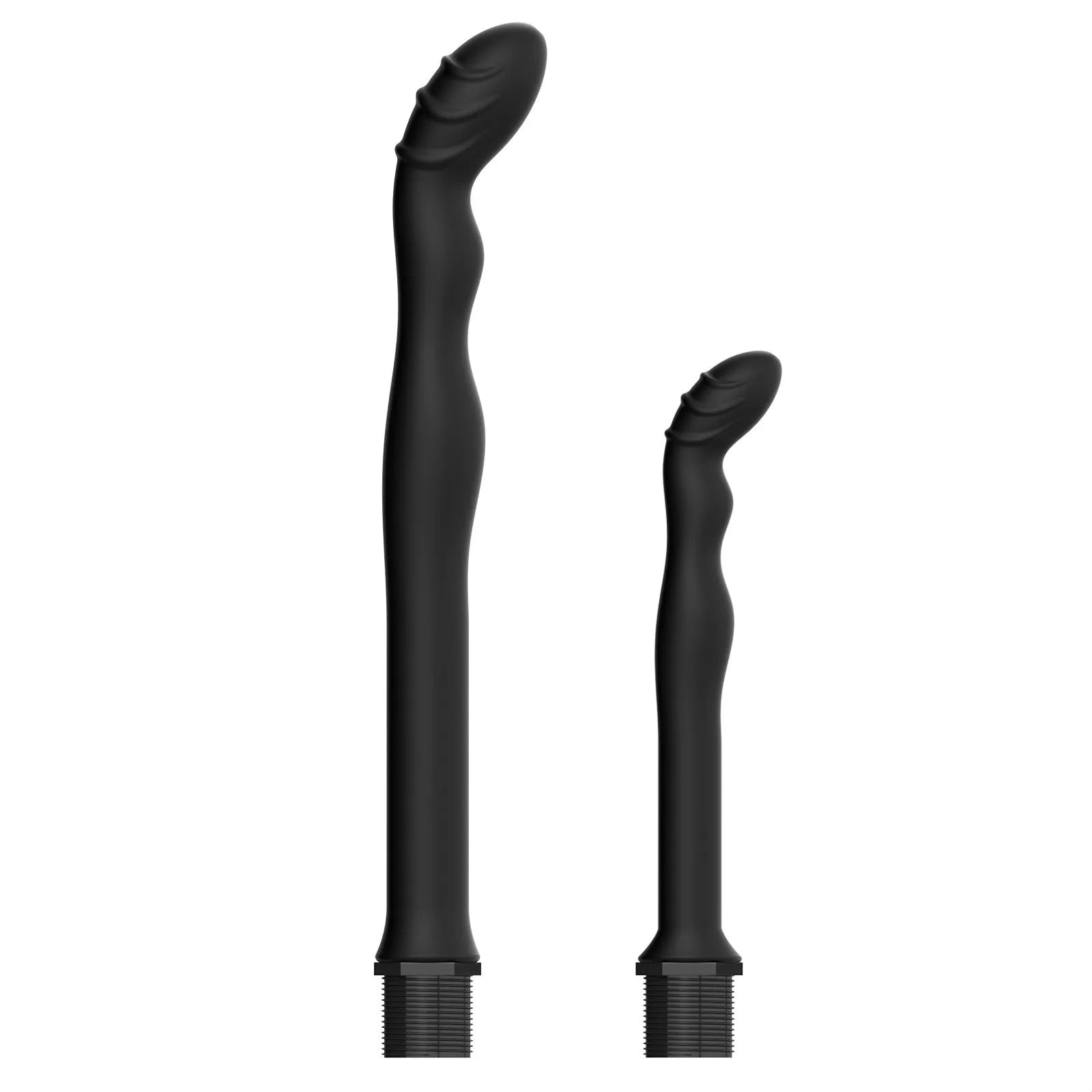 Black silicone hosepipe flusher for back court cleaning in large and small size options
