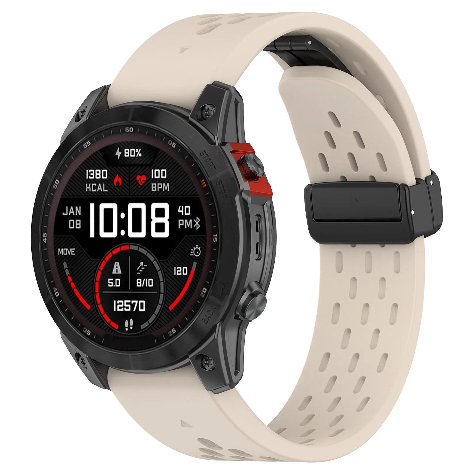 Quick release watch strap for Garmin Fenix 8 and Fenix 7 Pro in multiple colour options.