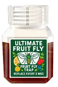 Fruit fly bait liquid bottle for SK003 traps with funnel options