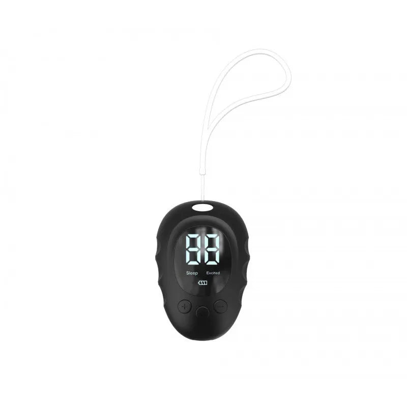 Silicone sleep aid hand grip device in black, green or white colour with rechargeable battery and remote control